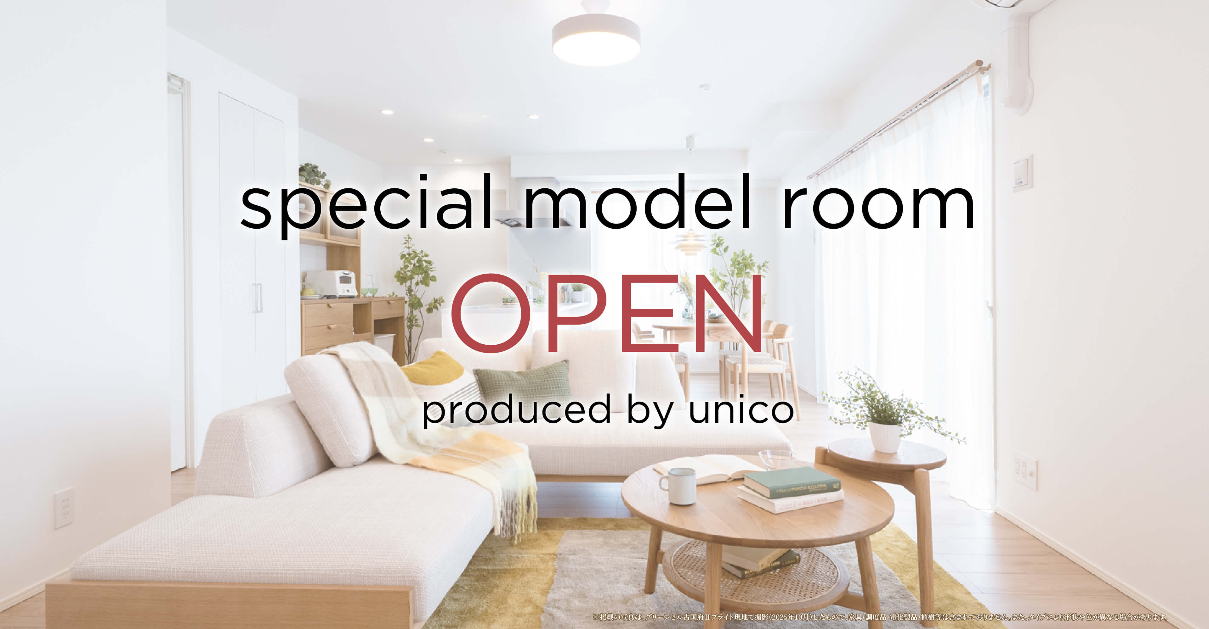 special model room OPEN produced by unico