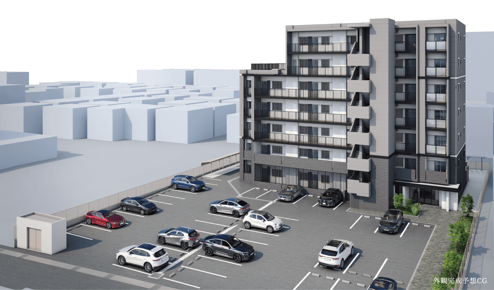 グリーンヒル南大分グランレガートの敷地