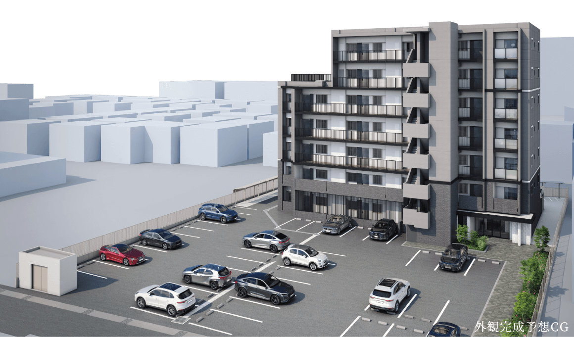 グリーンヒル南大分グランレガートの敷地